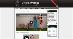 Desktop Screenshot of oreille-arrachee.com